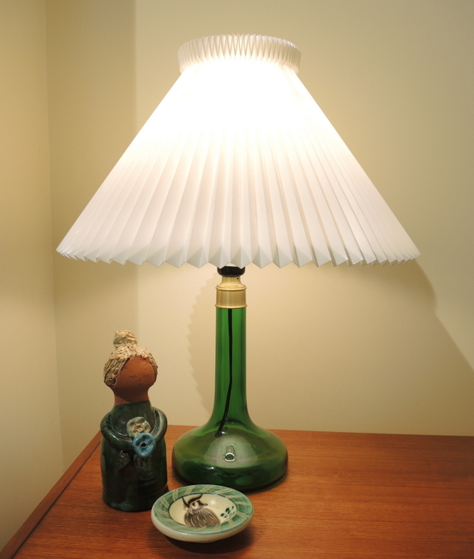 Danish Le Klint Table Lamp Designs, Pleated Lampshade Au